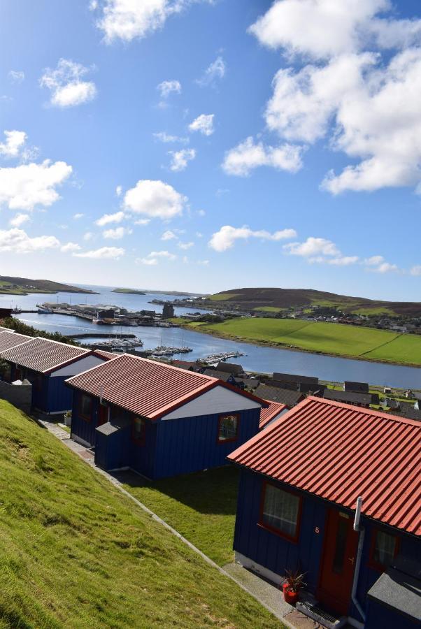 Easterhoull Chalets Scalloway Exterior foto